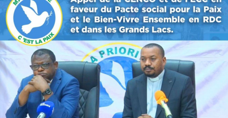 La CENCO et l’ECC alertent la SADC et l’EAC sur la guerre qui endeuille les Congolais